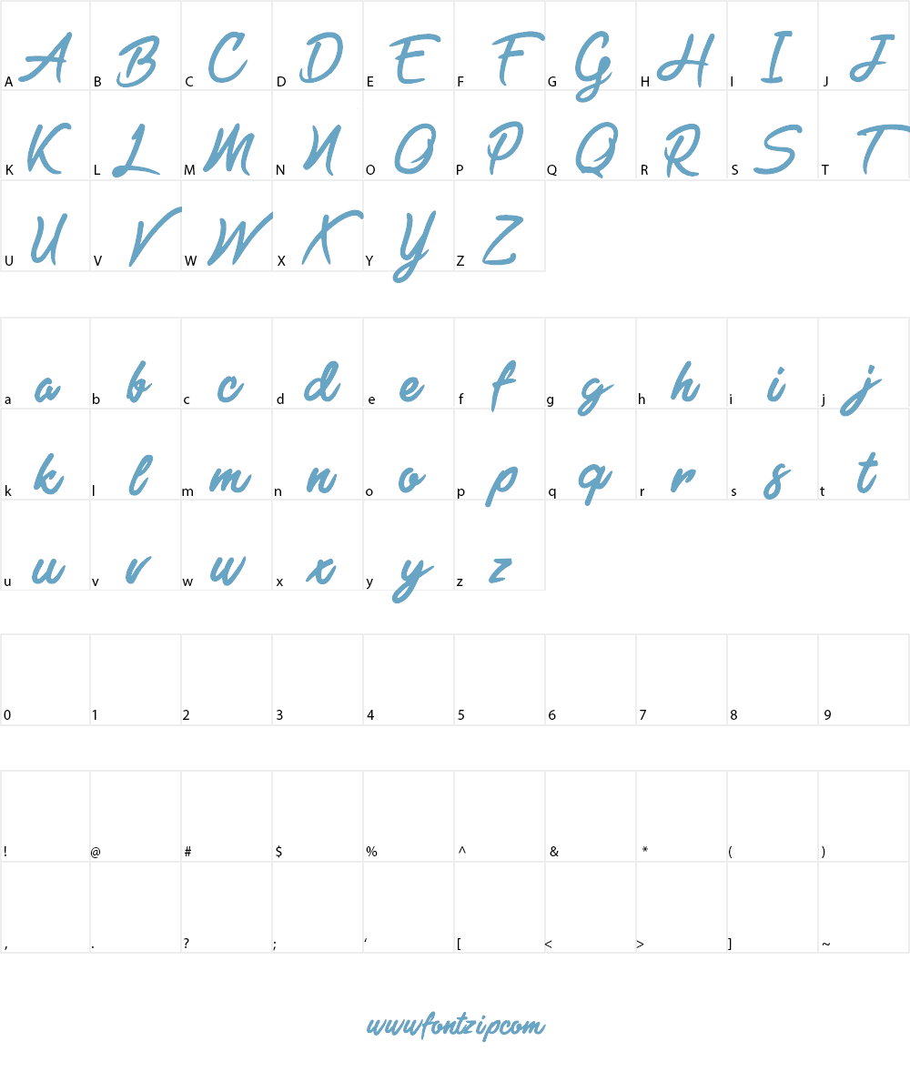 Black Freeday Font Character
